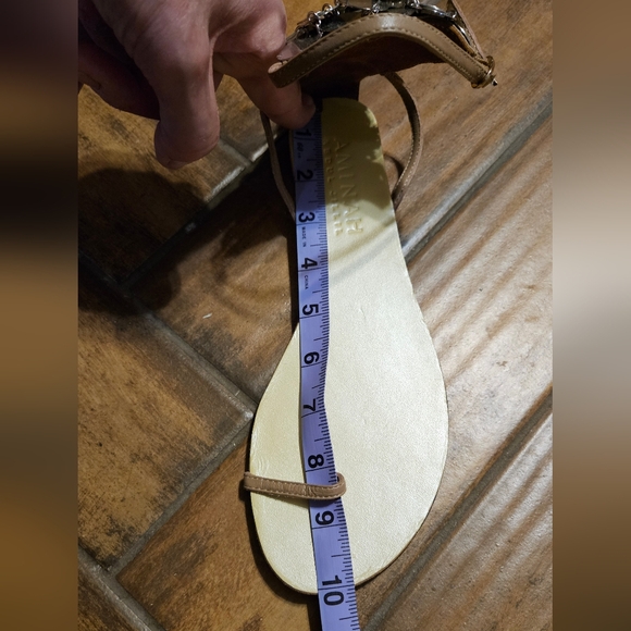 AMINAH Abdul Jillil Leather Coin Sandal Silver - Picture 14 of 14